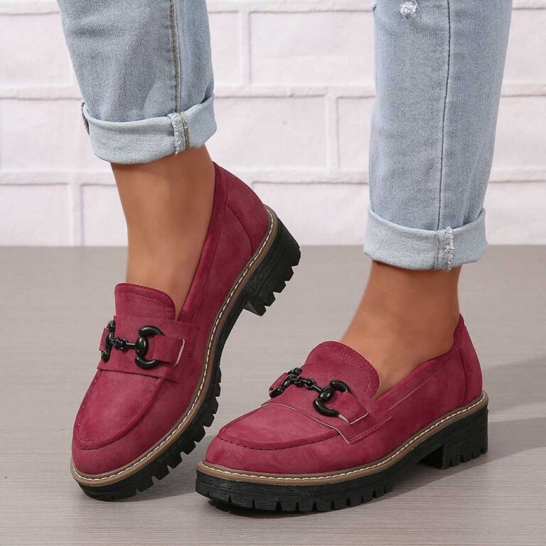 Loafers 2026 New Spring Collection: Women's Plus-Size Platform Flats—Stylish & Comfortable Loafers