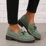 Loafers 2026 New Spring Collection: Women's Plus-Size Platform Flats—Stylish & Comfortable Loafers