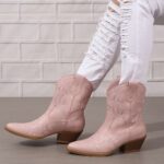 Ankle Boots New Autumn/Winter Arrivals: In-Stock Plus-Size Embroidered Ankle Boots for Women — Western-Style Leather Footwear for WISH & Amazon