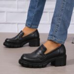 Loafers 2026 Spring New Arrivals: Plus-Size Loafers — Western-Style Women's Fashion Flats