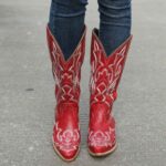 Tall Boots New Autumn/Winter Export Style Women's Footwear (Wish): Plus-Size, Embroidered, Pointed-Toe Leather Boots — Women's Knee-High Riding Boots