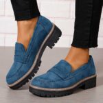 Loafers 2026 Spring Collection: Women's Plus-Size Footwear — Chunky-Heel Pumps & Loafers (Export Style)