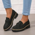 Loafers 2026 New Spring Collection: Women's Plus-Size Platform Flats—Stylish & Comfortable Loafers