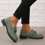 Loafers 2026 New Spring Collection: Women's Plus-Size Platform Flats—Stylish & Comfortable Loafers