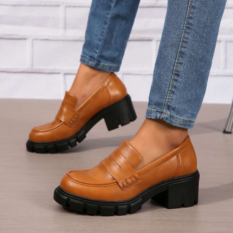 Loafers 2026 Spring New Arrivals: Plus-Size Loafers — Western-Style Women's Fashion Flats
