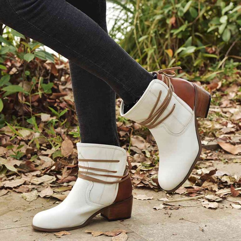 Boots Autumn/Winter Women's Shoes, Plus Sizes 35-43, with Back Straps and Chunky Heels, for Amazon, Shopee, Independent Websites, and European/American Exports